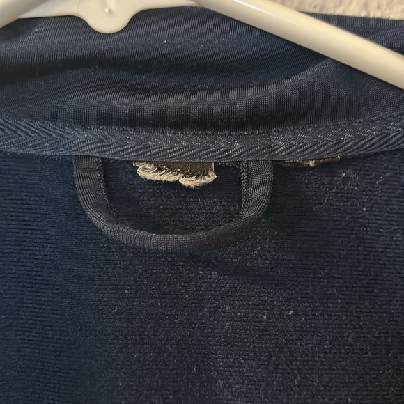 Adidas side stripe zip up jacket size is missing fits like a large - Picture 3 of 5